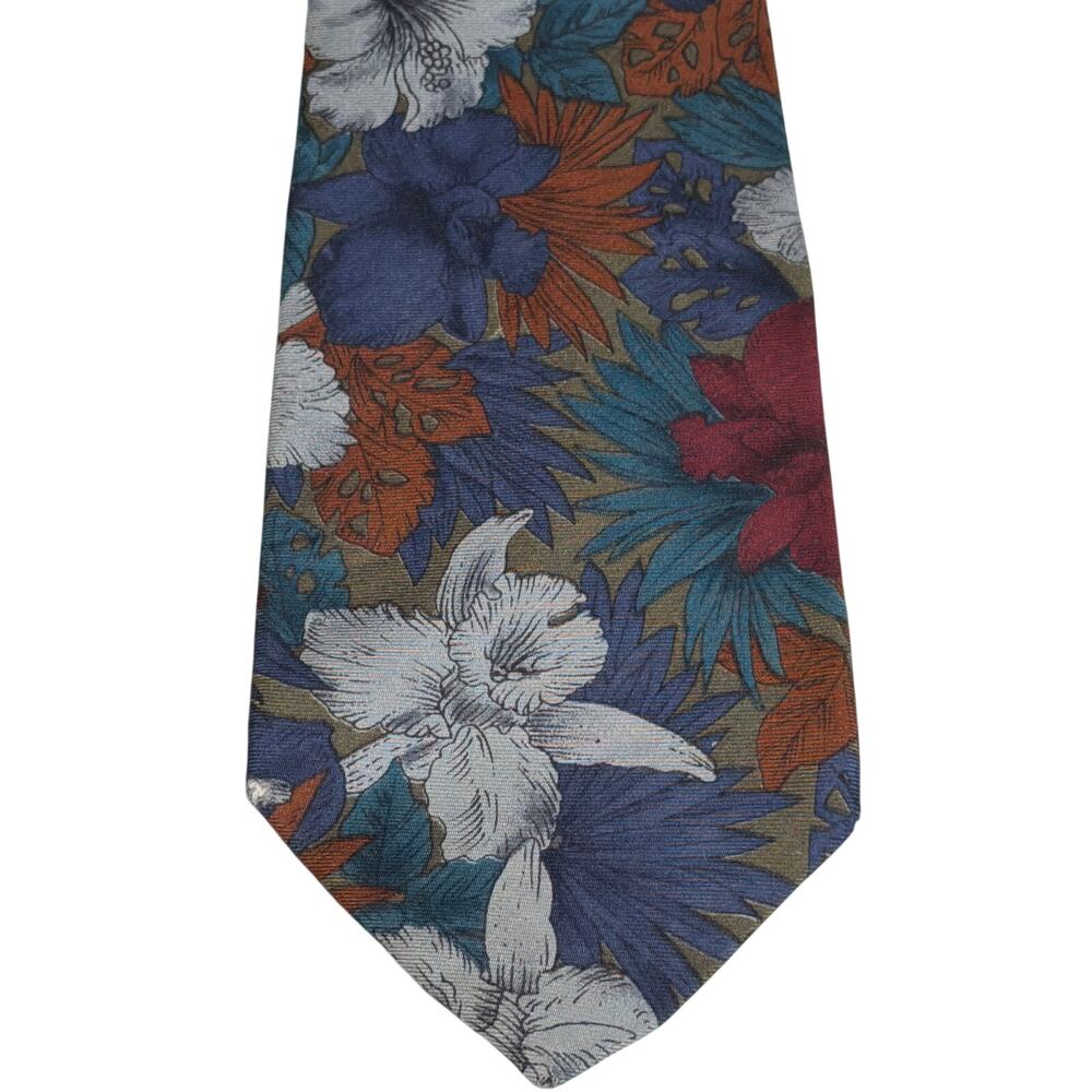 John Weitz men’s silk floral necktie tie